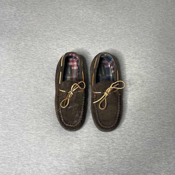 Rockport Men’s Flannel Plaid Indoor Slip-On Slipper Loafers - Picture 1 of 10